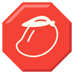 stop sign and mango