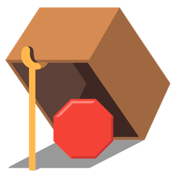 stop sign and mouse trap