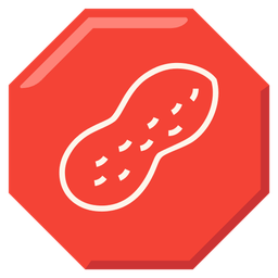 stop sign and peanuts