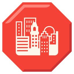 stop sign and sunset