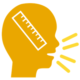 straight ruler and busts in silhouette