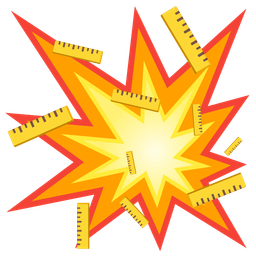 straight ruler and collision