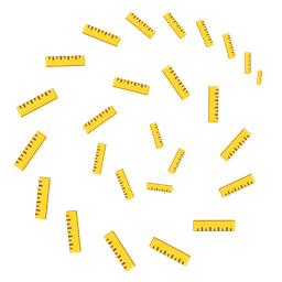 straight ruler and cyclone