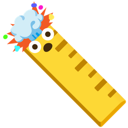 straight ruler and exploding head