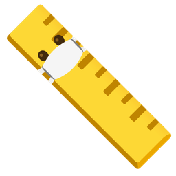 straight ruler and face with medical mask