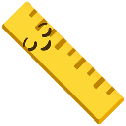 straight ruler and relieved face