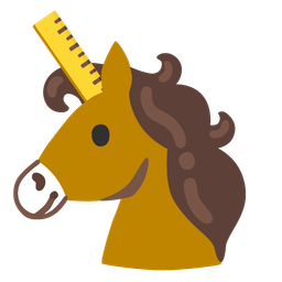 straight ruler and unicorn