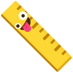 Straight ruler and Zany face