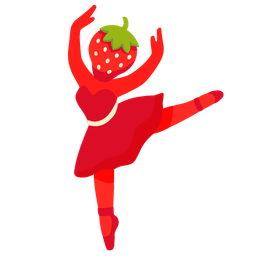 strawberry and ballet shoes