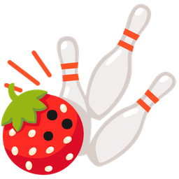 strawberry and bowling