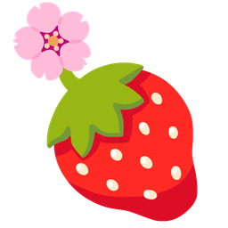 strawberry and cherry blossom