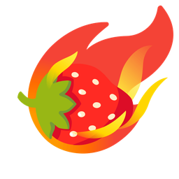 strawberry and comet