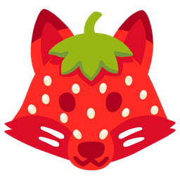 strawberry and fox