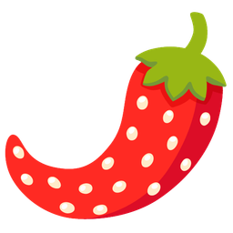 strawberry and hot pepper