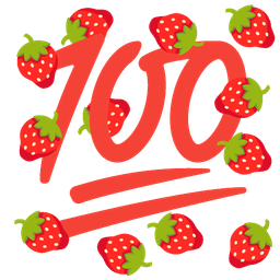 strawberry and hundred points