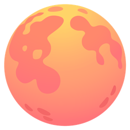 strawberry and last quarter moon face