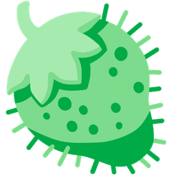 strawberry and microbe