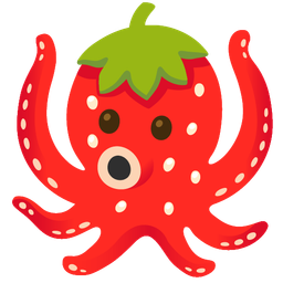 strawberry and octopus