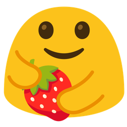 strawberry and people hugging