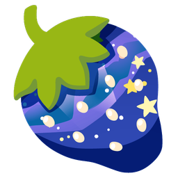 strawberry and telescope