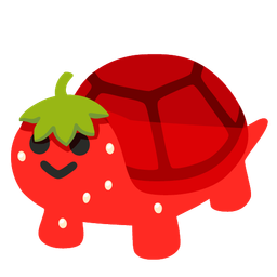 strawberry and turtle