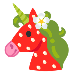 strawberry and unicorn