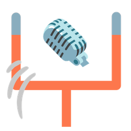 studio microphone and american football