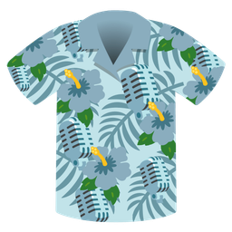 studio microphone and hibiscus