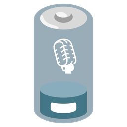 studio microphone and low battery