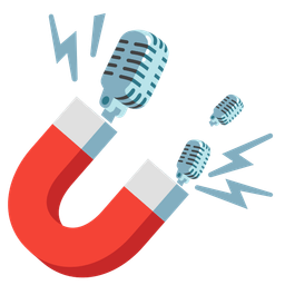 studio microphone and magnet