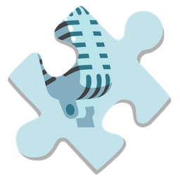 studio microphone and puzzle piece