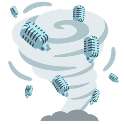 studio microphone and tornado