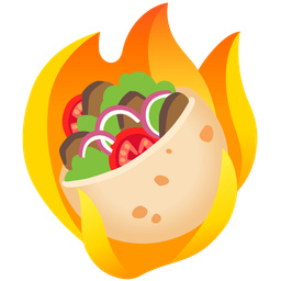 stuffed flatbread and fire