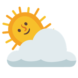 sun behind cloud and microbe