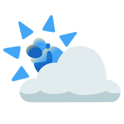 sun behind cloud and people hugging