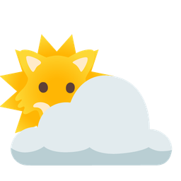 sun behind cloud and wolf