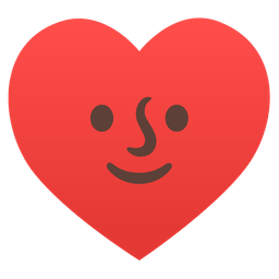 sun with face and heart suit