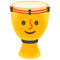 sun with face and long drum