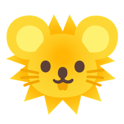 sun with face and mouse face