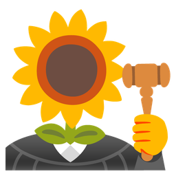 sunflower and balance scale