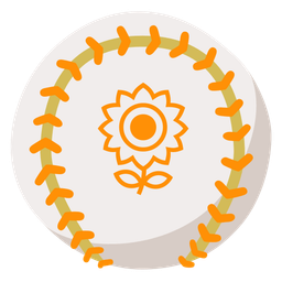 sunflower and baseball