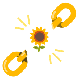 sunflower and chains