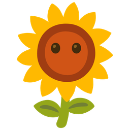 sunflower and face without mouth
