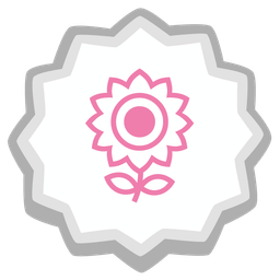 sunflower and fish cake with swirl