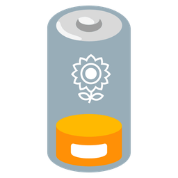 sunflower and low battery