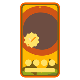 sunflower and mobile phone