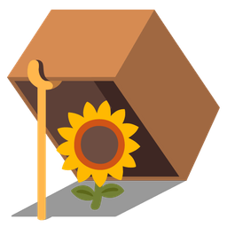 sunflower and mouse trap