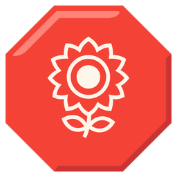 sunflower and stop sign