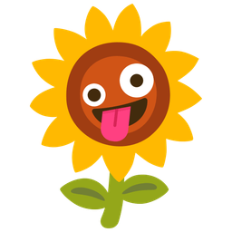 Sunflower and Zany face