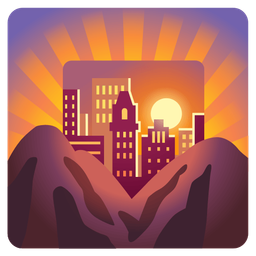 sunrise over mountains and sunset